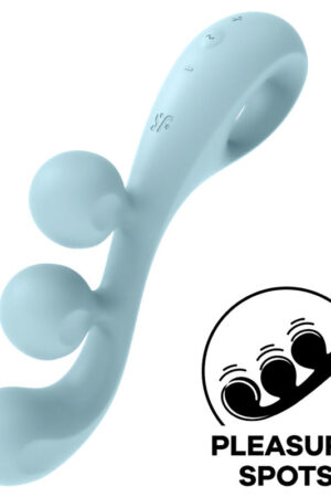 SATISFYER - TRI BALL 2 MULTI VIBRATOR BLUE