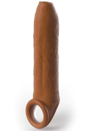 PIPEDREAMS - SLEEVE UNCUT 17,78 CM W STRAP CARAMEL