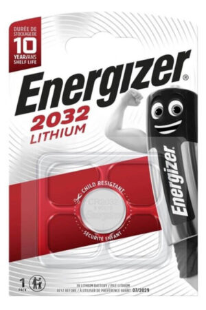 ENERGIZER - PILA BOTON LITIO CR2032 3V BLISTER*1