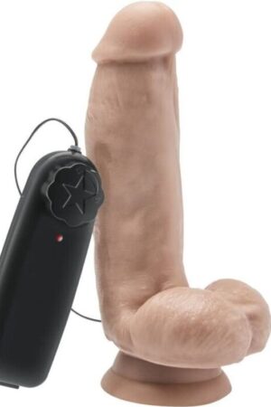 GET REAL - DILDO 12 CM WITH BALLS VIBRATOR SKIN