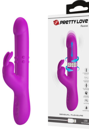PRETTY LOVE - REESE VIBRATOR WITH PURPLE ROTATION