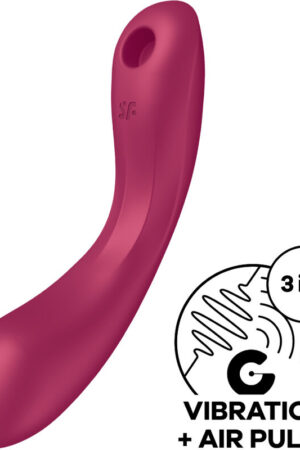 SATISFYER - CURVE TRINITY 1 AIR PULSE VIBRATION GRIS