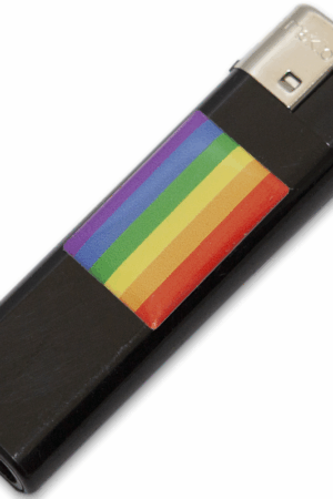 PRIDE - LIGHTER BLACK WITH LGBT FLAG