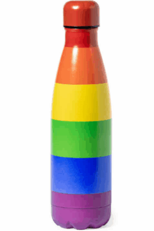 PRIDE - METALLIC HOT WATER HEATER WITH THE LGBT FLAG