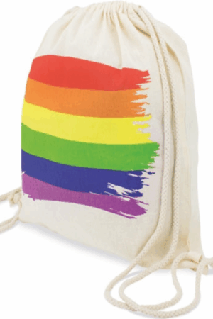 PRIDE - COTTON LGBT FLAG BACKPACK