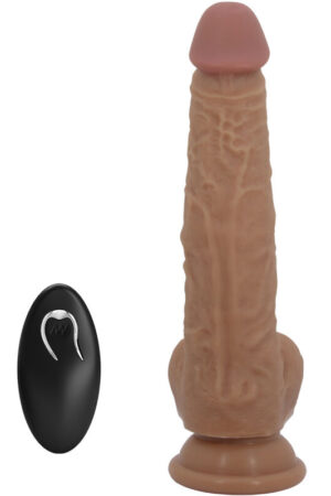 PRETTY LOVE - JONATHAN SILICONE DILDO 3 VIBRATIONS + 3 INSERTION MEASUREMENTS REMOTE CONTROL 21 CM