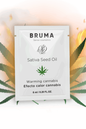 BRUMA - SATIVA SEED OIL SLIDING GEL WARMING CANNABIS FLAVOR 6 ML