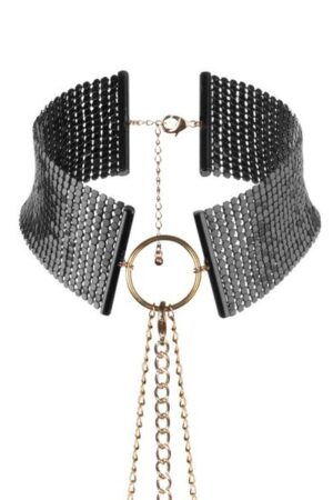 BIJOUX - DÉSIR MÉTALLIQUE BLACK METALLIC NECKLACE