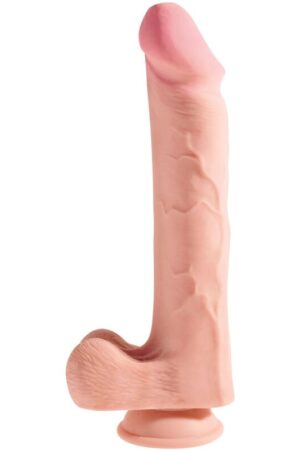 KING COCK - REALISTIC PENIS WITH BALLS 3D 24.8 CM LIGHT