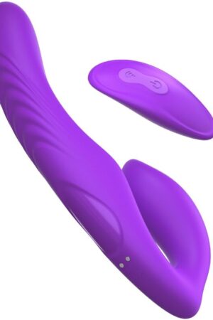 FANTASY FOR HER - VIBRADOR DOBLE PENETRACION CONTROL REMOTO 9 NIVELES VIOLETA