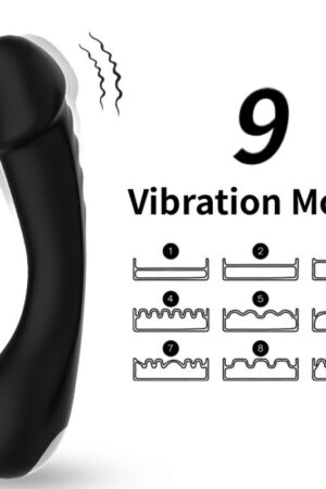 ARMONY - DILDO VIBRATOR G-SPOT SILICONE BLACK