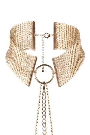BIJOUX - DÉSIR MÉTALLIQUE GOLDEN METALLIC NECKLACE