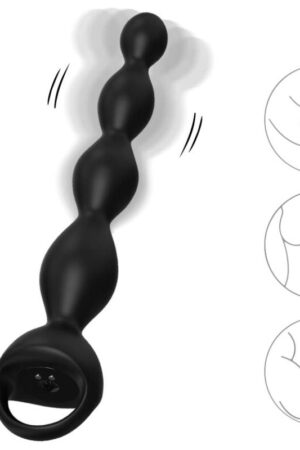 ARMONY - VIBRADOR DEDAL PLUG ANAL NEGRO