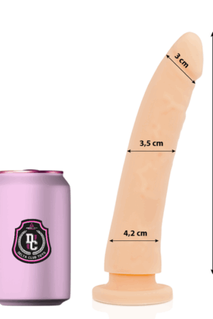 DELTA CLUB - TOYS NATURAL DILDO MEDICAL SILICONE 20 CM -O- 4 CM
