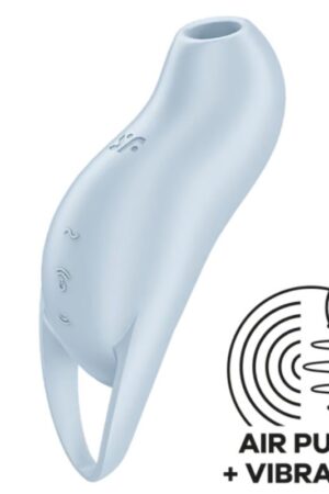 SATISFYER - POCKET PRO 1 CLITORIS STIMULATOR LIGHT BLUE