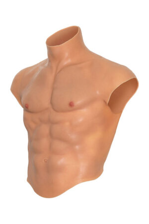 HIDDEN DESIRE - ALTER EGO SILICONE MALE TORSO SHIRT WITH ABS FLESH