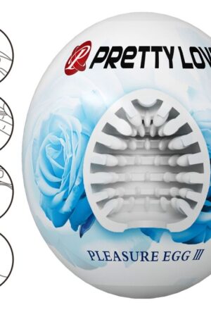 PRETTY LOVE - MASTURBADOR MASCULINO HUEVO BLANCO