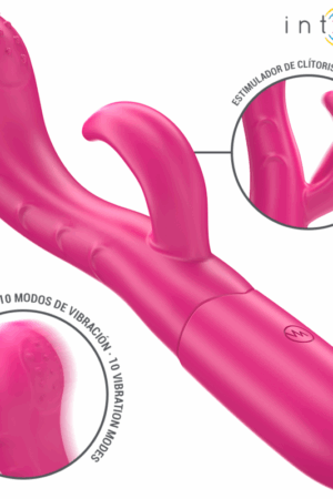 INTENSE - AMARA VIBRATOR WITH STIMULATING TONGUE 10 VIBRATIONS PINK