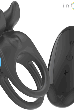 INTENSE - SAM VIBRATOR DOUBLE PENIS RING 10 VIBRATIONS BLACK
