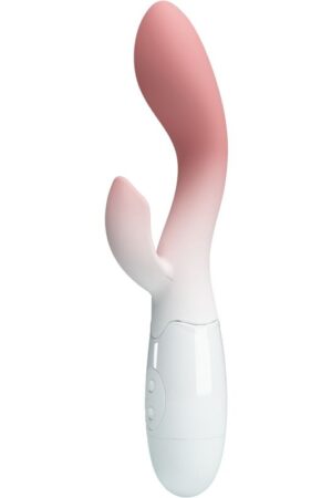 PRETTY LOVE - BRIGHTY G-SPOT VIBRATOR + CLITORIS STIMULATOR 30 VIBRATIONS PINK