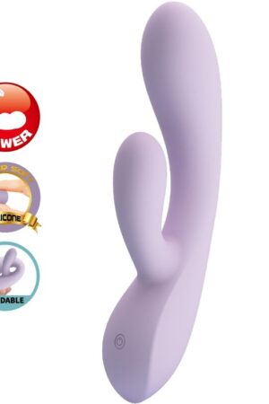 PRETTY LOVE - ROSOLYN VIBRADOR RABBIT 10 VIBRACIONES MORADO