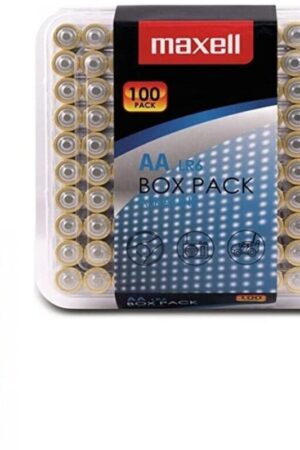 MAXELL - PILA ALCALINA AA LR6 PACK*100 PILAS