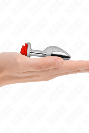 KINK - PLUG ANAL ROSE RED SIZE S