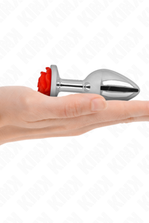 KINK - PLUG ANAL ROSE RED SIZE M