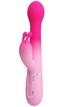 PRETTY LOVE - DEJON VIBRADOR RABBIT 3 EN 1 MULTIFUNCIÓN ROSA