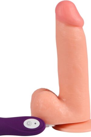 SHEQU - ADAM VIBRATOR DILDO WITH REMOTE CONTROL 21 CM