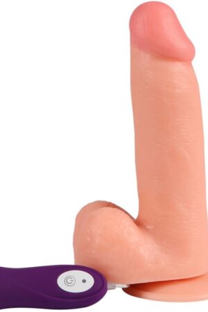 SHEQU - PHANTOM VIBRATING DILDO WITH REMOTE CONTROL 20 CM