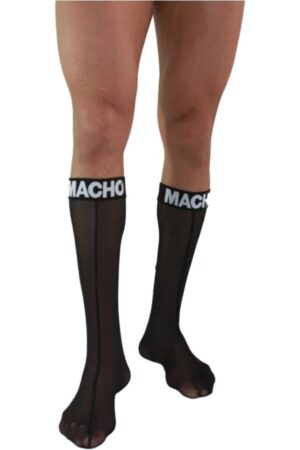 MACHO - THIN SOCKS ONE SIZE BLACK