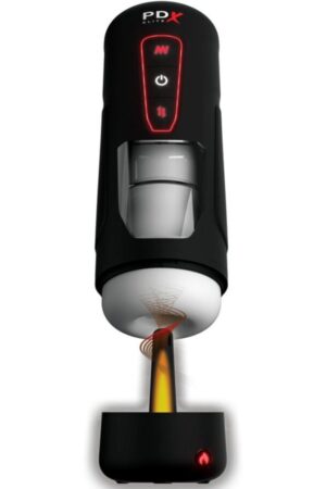 PDX ELITE - MILK ME HOTTER MASTURBADOR AUTOMÁTICO CON THRUSTING Y VIBRACIÓN EFECTO CALOR