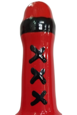 CONDOMERIE - HANDPAINTED NOVELTY CONDOMS AMSTERDAM RED