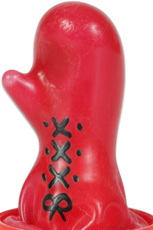 CONDOMERIE - HANDPAINTED NOVELTY CONDOMS BOXING GLOVE