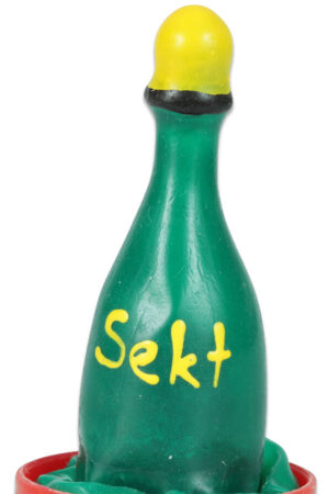 CONDOMERIE - HANDPAINTED NOVELTY CONDOMS CHAMPAGNE