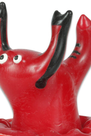 CONDOMERIE - HANDPAINTED NOVELTY CONDOMS RED SCORPIO