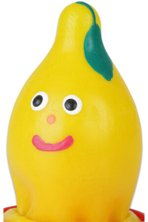 CONDOMERIE - HANDPAINTED NOVELTY CONDOMS LEMON
