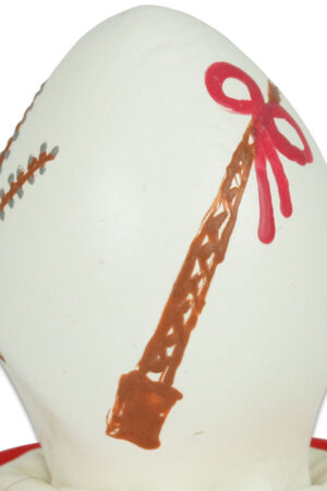 CONDOMERIE - HANDPAINTED NOVELTY CONDOMS EASTER EGG WHITE