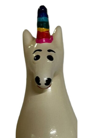 CONDOMERIE - HANDPAINTED NOVELTY CONDOMS UNICORN RAINBOW