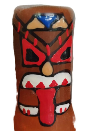 CONDOMERIE - HANDPAINTED NOVELTY CONDOMS TIKI TOTEM-01