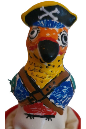 CONDOMERIE - HANDPAINTED NOVELTY CONDOMS CAPTAIN PARROT