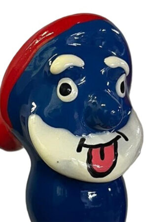 CONDOMERIE - HANDPAINTED NOVELTY CONDOMS BLUE GRANDPA