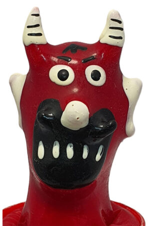 CONDOMERIE - HANDPAINTED NOVELTY CONDOMS DEVILS MOUTH MODEL 2