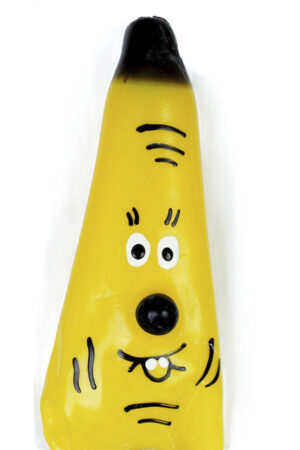 CONDOMERIE - HANDPAINTED NOVELTY CONDOMS BANANA MODEL XL