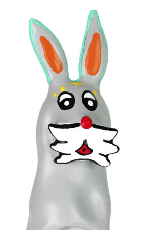 CONDOMERIE - HANDPAINTED NOVELTY CONDOMS BUNNY XL