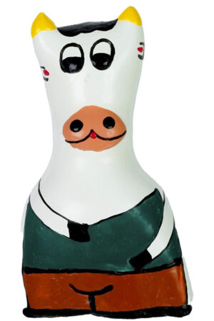 CONDOMERIE - HANDPAINTED NOVELTY CONDOMS COW MODEL XL