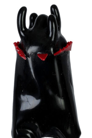 CONDOMERIE - HANDPAINTED NOVELTY CONDOMS BLACK TOWER XL