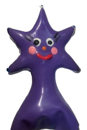 CONDOMERIE - HANDPAINTED NOVELTY CONDOMS HAPPY STAR XL