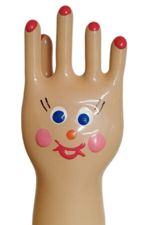 CONDOMERIE - HANDPAINTED NOVELTY CONDOMS BIG HAPPY HAND XL